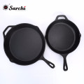 Pre-Seasoned Nonstick Durable Cast Iron Skillet / Fry pan Cookware, 12-Inch, Black